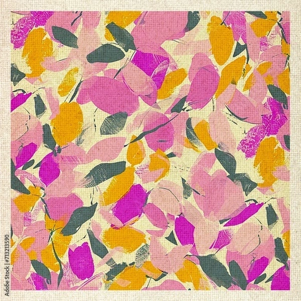 Fototapeta Vintage Abstract Canvas Art Print