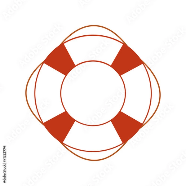 Fototapeta Orange safety ring