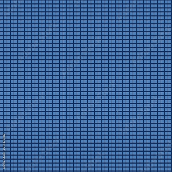 Fototapeta Multicolored Abstract Square Forms on Blue Background: Ideal for Backgrounds or Texture