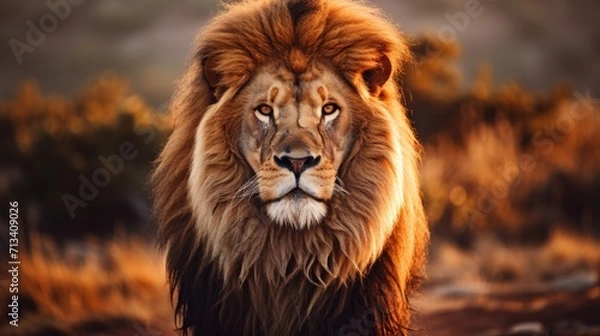 Obraz Lew na wolności