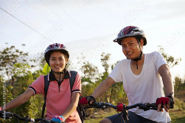 Obraz Couple cyclist