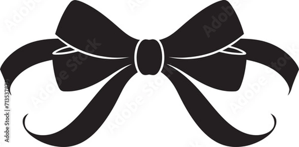 Fototapeta Celestial Cascade Tied Elegance Emblem Enchanting Ensemble Ribboned Gift Icon