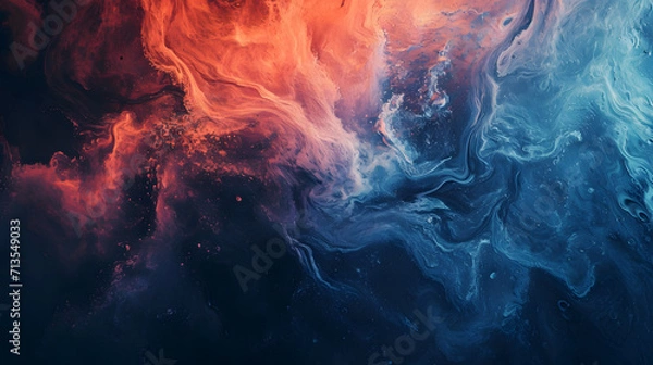Obraz Blue and Red Iphone Wallpaper, Vibrant and Eye-catching Background Design