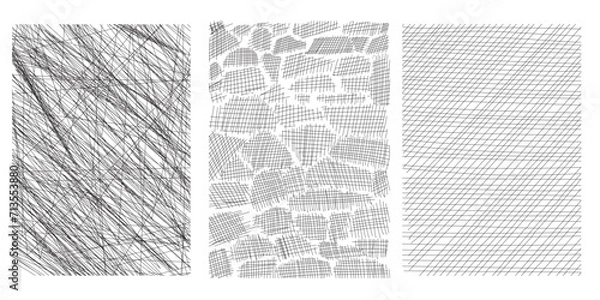 Fototapeta crosshatch pattern vector