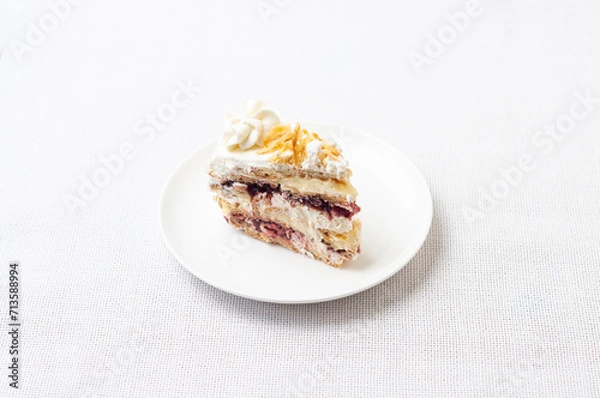 Obraz cake on a plate