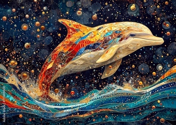 Obraz Dolphin design 