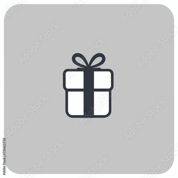 Fototapeta Gift Box Logo Background Very Cool Design