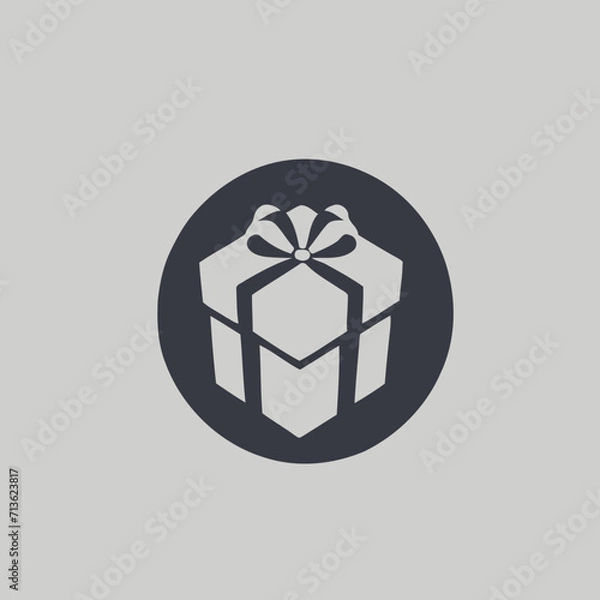 Fototapeta Gift Box Logo Background Very Cool Design