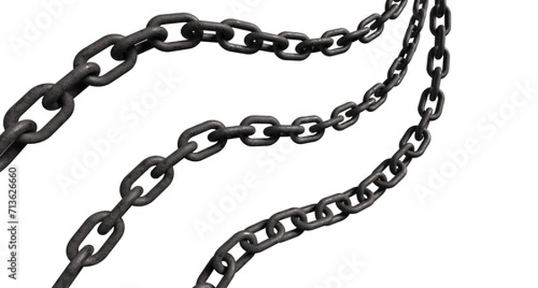 Fototapeta chain isolated