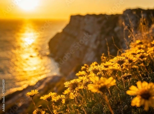 Obraz Cliff over the sea