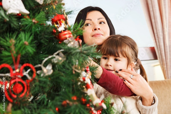 Fototapeta looking forward to Christmas - Stock Image