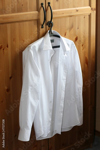 Obraz The white man's shirt