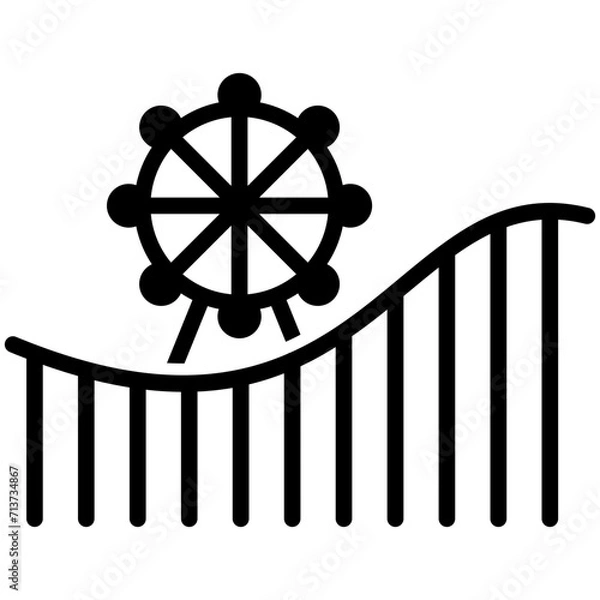 Obraz Theme park Icon