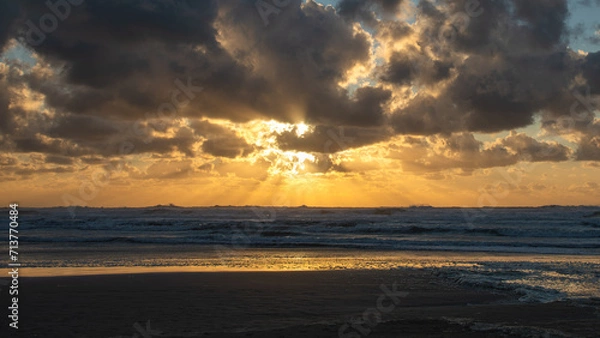 Obraz sunset on the beach