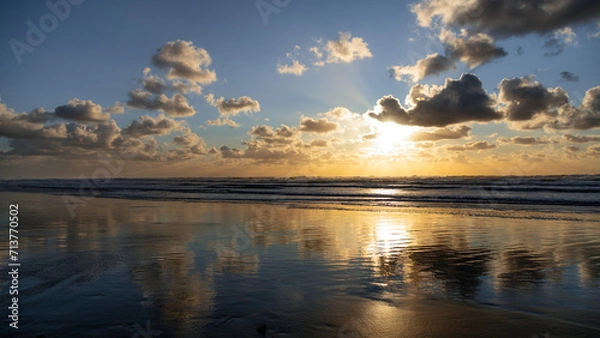 Obraz Sunset at the beach