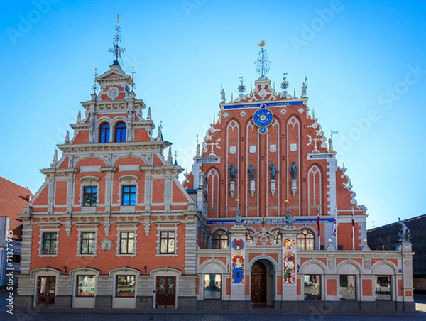 Obraz House of the Blackheads, Riga