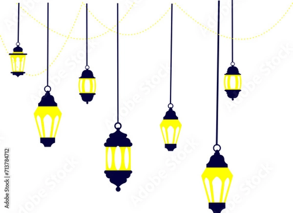 Fototapeta Ramadhan Hanging Lanterns