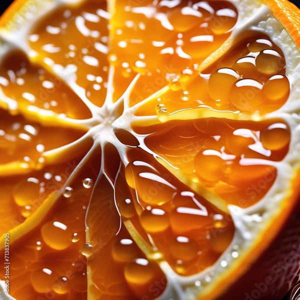 Fototapeta macro orange close up