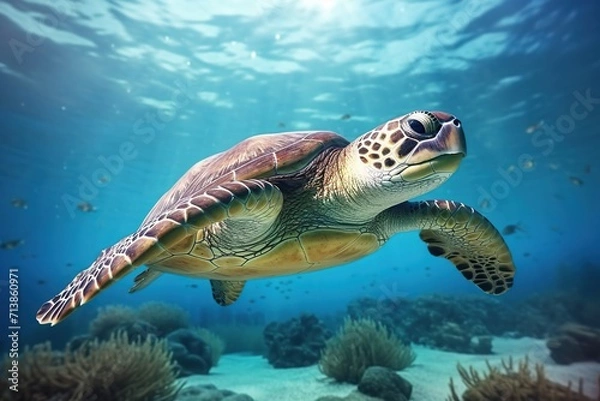 Fototapeta sea turtle