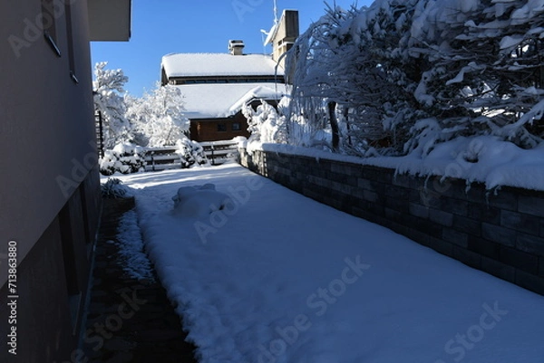 Obraz winter in the city