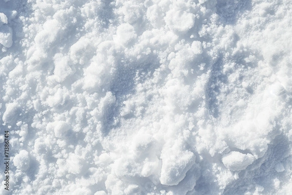 Obraz Fresh clean powder snow background texture