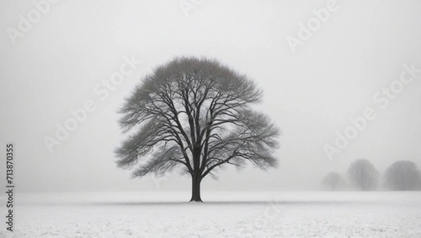 Fototapeta tree in snow