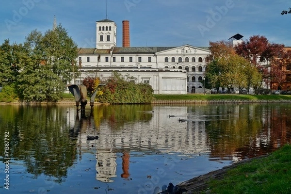 Obraz The White Factory, Central Museum of Textiles, Lodz, Poland