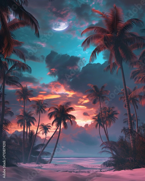 Fototapeta Twilight Tropic Dreams