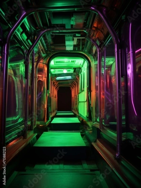 Obraz Clean Train Interior