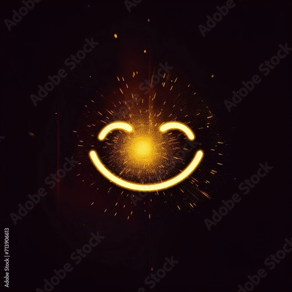 Fototapeta Sunny smile created with Generative Ai