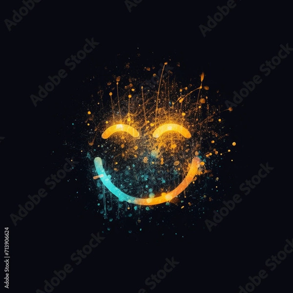 Obraz Sunny smile created with Generative Ai