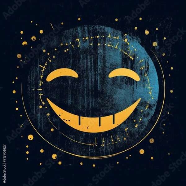 Obraz Sunny smile created with Generative Ai