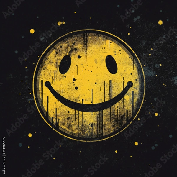 Obraz Sunny smile created with Generative Ai