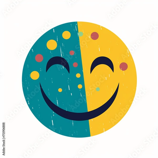 Fototapeta Sunny smile created with Generative Ai