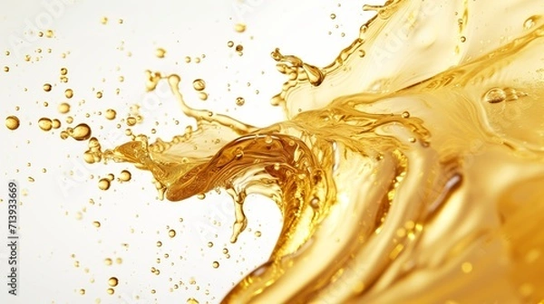 Obraz Shining Viscosity: Liquid Gold's Rich Path