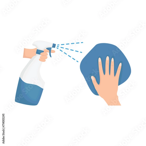 Fototapeta spray illustration