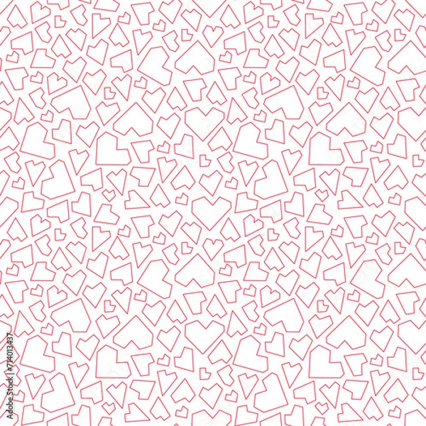 Obraz seamless pattern with hearts