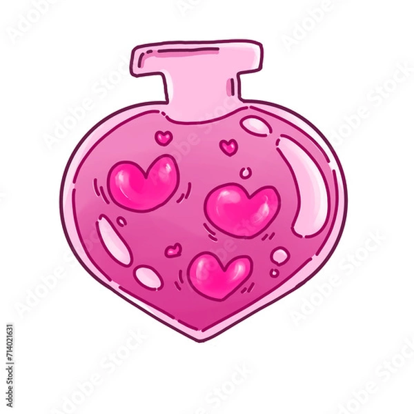 Obraz heart in a bottle