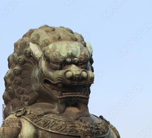 Obraz Chinese Lion Statue