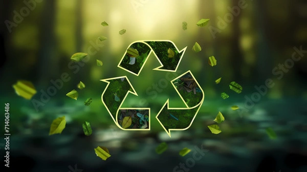 Fototapeta Environmental protection background, world environment day background, protect the environment