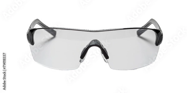 Obraz Safety Glasses, transparent background, isolated image, generative AI