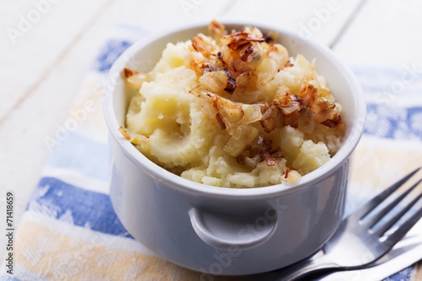 Obraz Mashed potatoes in bowl