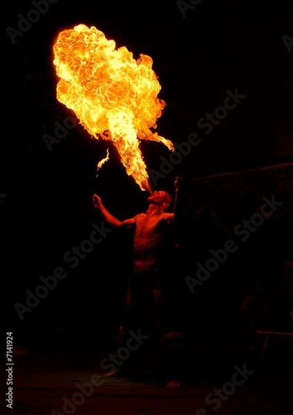 Fototapeta Fireeater