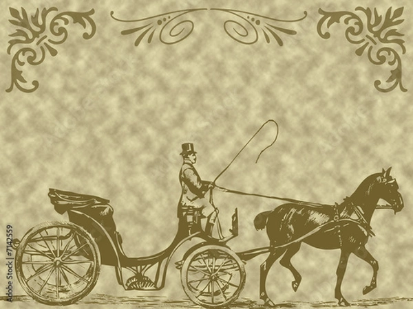 Obraz old postsl card