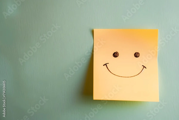 Fototapeta The Joyful Smile Note - Generative AI