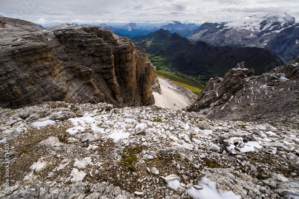 Fototapeta Italian Alps, Dolomites in Summer
