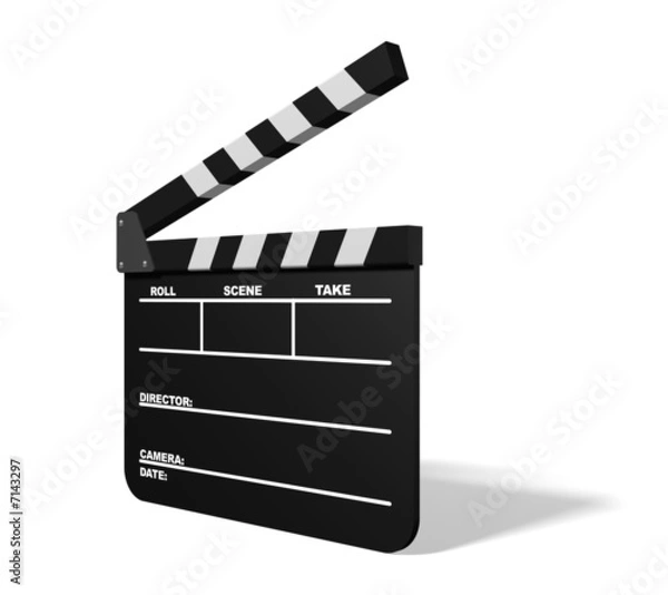 Fototapeta Clapper Slate