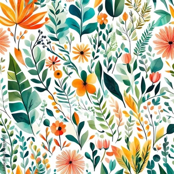 Obraz seamless floral pattern