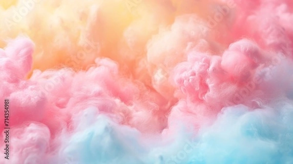 Fototapeta Cotton candy background