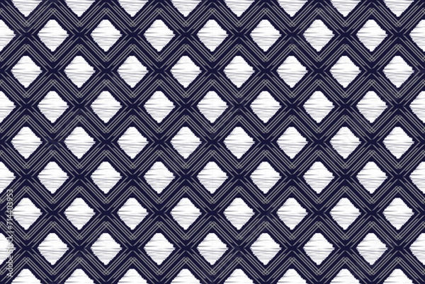 Fototapeta Ethnic pattern . Geometric chevron abstract illustration, wallpaper. Tribal ethnic vector texture. Aztec style. Folk embroidery. Indian, Scandinavian, African rug.design for carpet,sarong 